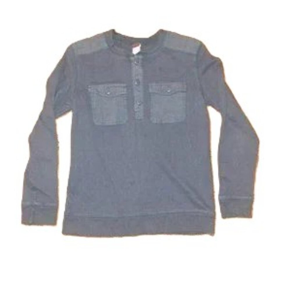 Tea Collection long sleeved shirt with shoulder and pocket detailing